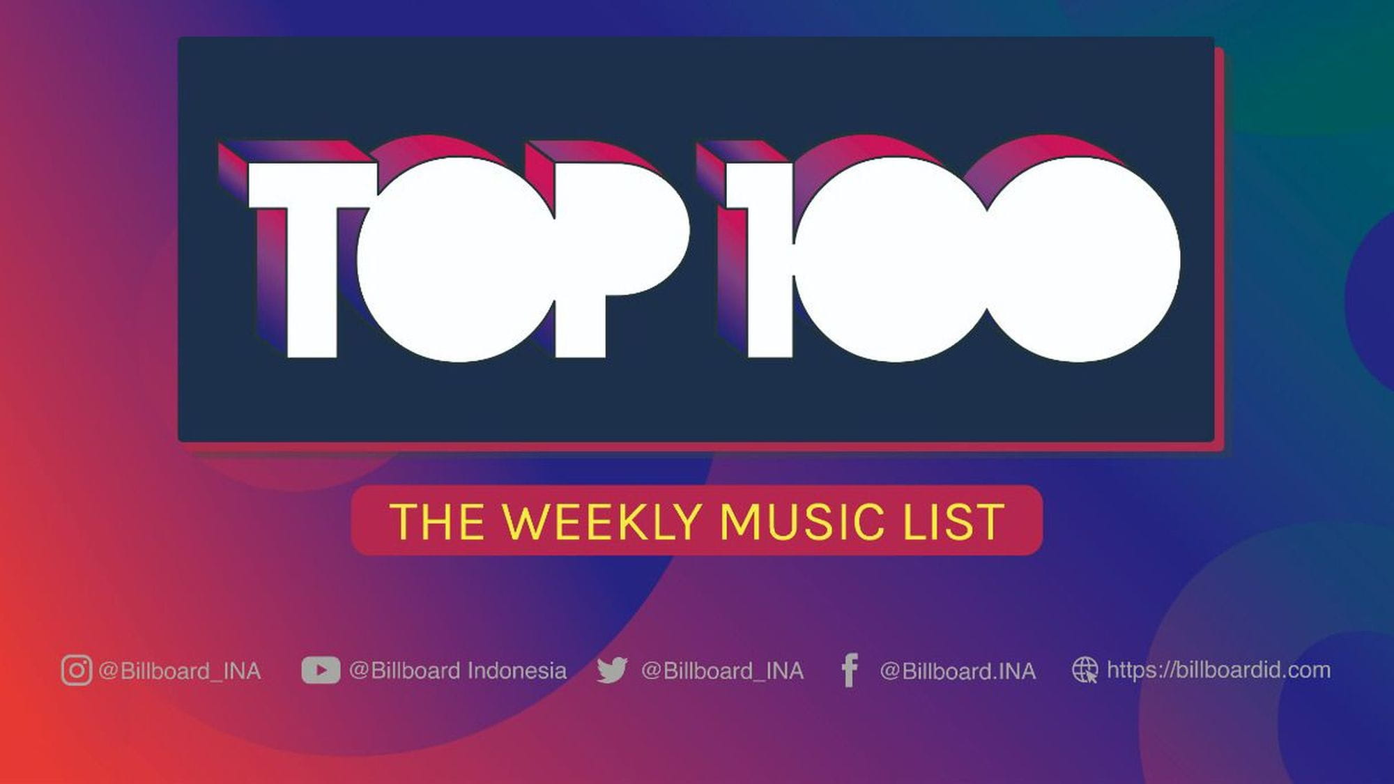 Billboard Indonesia Resmi Luncurkan Tangga Lagu TOP 100